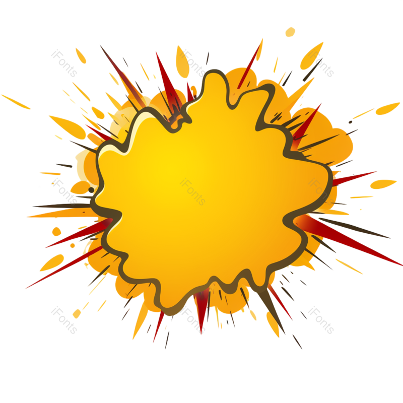 气泡对话框图片,白色背景元素,爆炸PNG,免抠素材